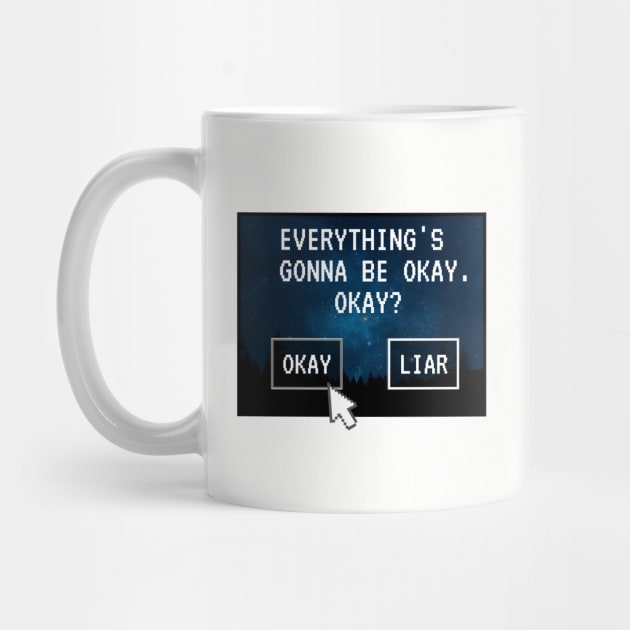 Be Okay Mental Health Cute Funny Sarcastic Motivational Inspirational Birthday Gift by EpsilonEridani